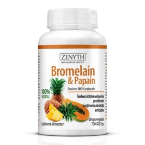 Bromelaina si Papaina 60 cp Zenyth
