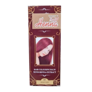 Balsam colorant pentru par Henna Sonia nr.11 Rosu Burgundy 75gr Kian Cosmetics