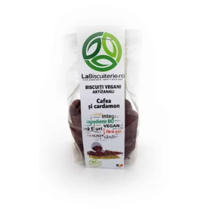 Biscuiti vegani  cu cafea si cardamon Fara Zahar 120g LaBiscuiterie