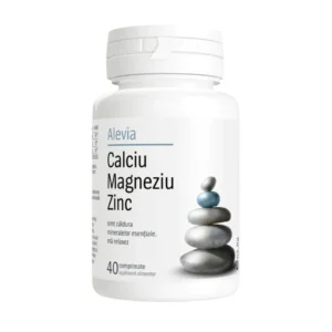 Calciu Magneziu Zinc 40 cp Alevia