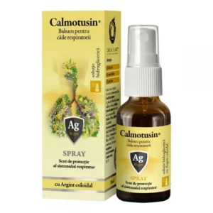 Calmotusin Spray cu Argint coloidal, fara alcool 20ml Dacia Plant