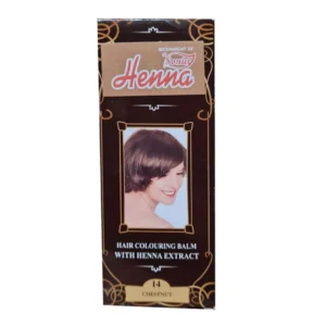 Balsam colorant pentru par Henna Sonia nr.14 Castaniu 75gr Kian Cosmetics