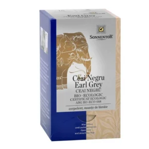 Ceai negru Earl Grey ECO/BIO 18 plicuri Sonnentor