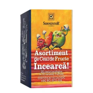 Ceai Incearca! - Asortiment de ceai fructe 20pl ECO Sonnentor