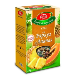Ceai cu Papaya si Ananas 75g Fares
