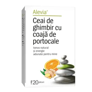 Ceai de ghimbir si coaja de portocale 20 pl Alevia