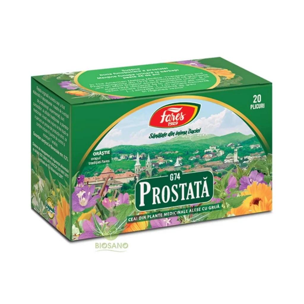 Ceai pentru prostata G74 20pl Fares