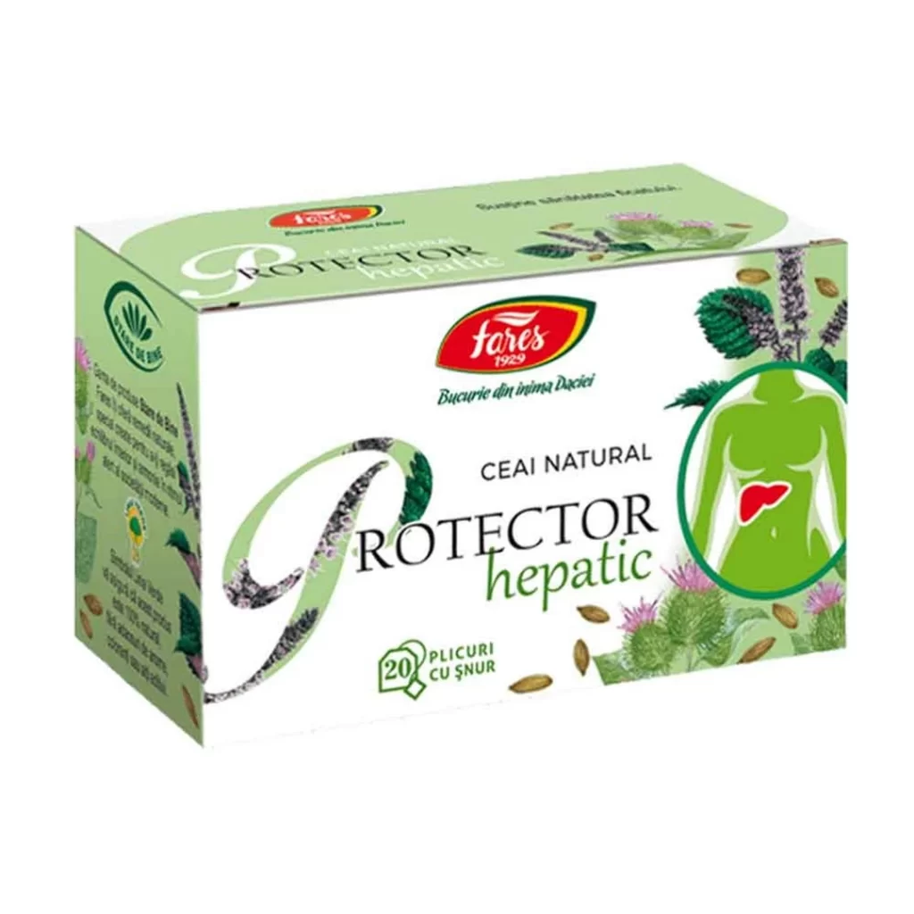 Ceai Protector Hepatic 20 pl Fares