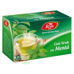 Ceai verde cu menta 20pl Fares
