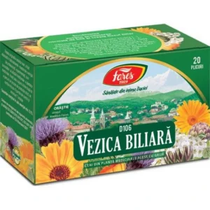 Ceai Vezica Biliara D106 20 pl FARES