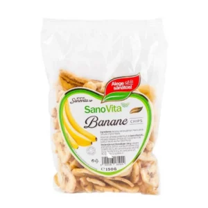 Chipsuri de banane 150g Sanovita