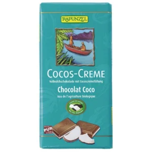 Ciocolata cu Crema de Cocos BIO 100g Rapunzel