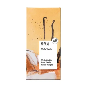 Ciocolata alba cu vanilie BIO 80g Vivani