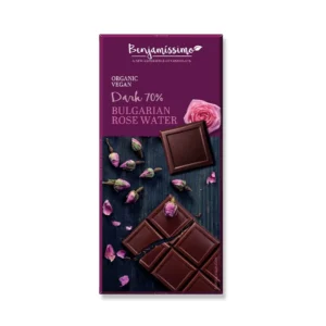 Ciocolata cu apa de trandafir 60g Benjamissimo
