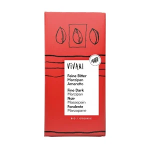 Ciocolata neagra cu martipan amaretto BIO 100g Vivani