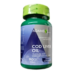 Cod Liver Oil - Ulei din ficat de cod 1000 mg 90 cp Adams Vision