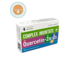 Complex Imunitate + Quercetin + Zn + D3 30cp Remedia