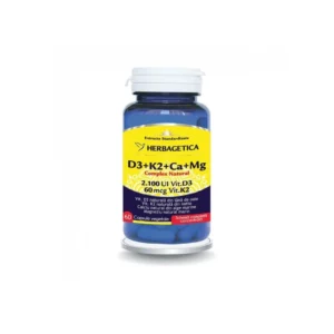 Complex natural D3+K2+Ca+Mg 60 cp Herbagetica