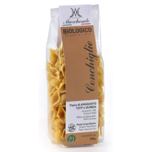 Paste conchiglie din amarant, teff si quinoa BIO fara gluten 250g Marchesato