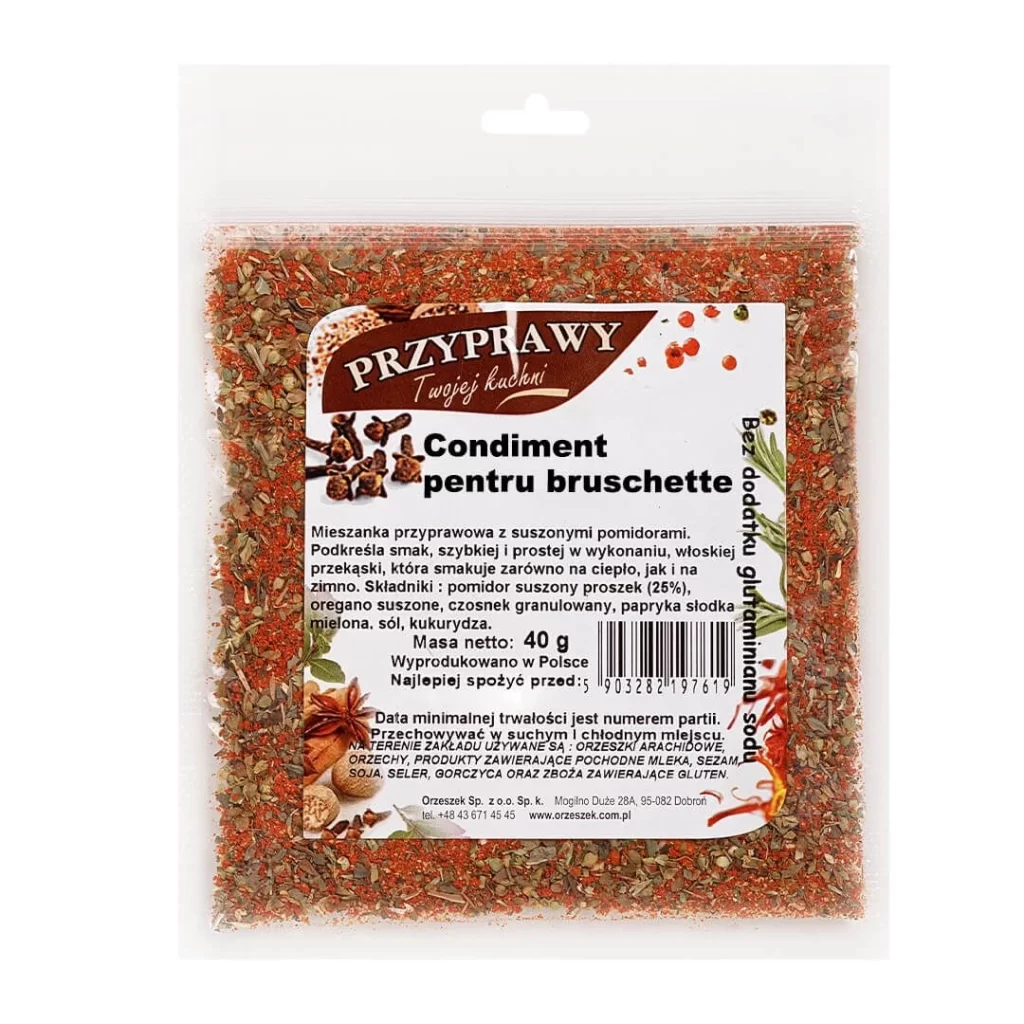 Condiment pentru bruschette 40g Orzeszek