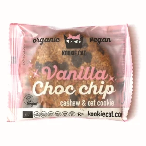 Cookie cu vanilie si ciocolata fara gluten BIO 50g Kookie Cat