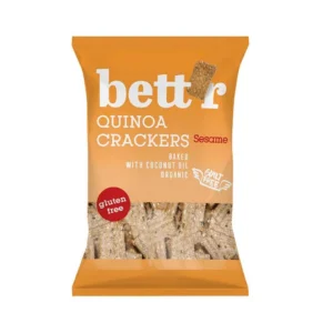 Crackers cu Quinoa si Susan fara gluten BIO 100g Bettr