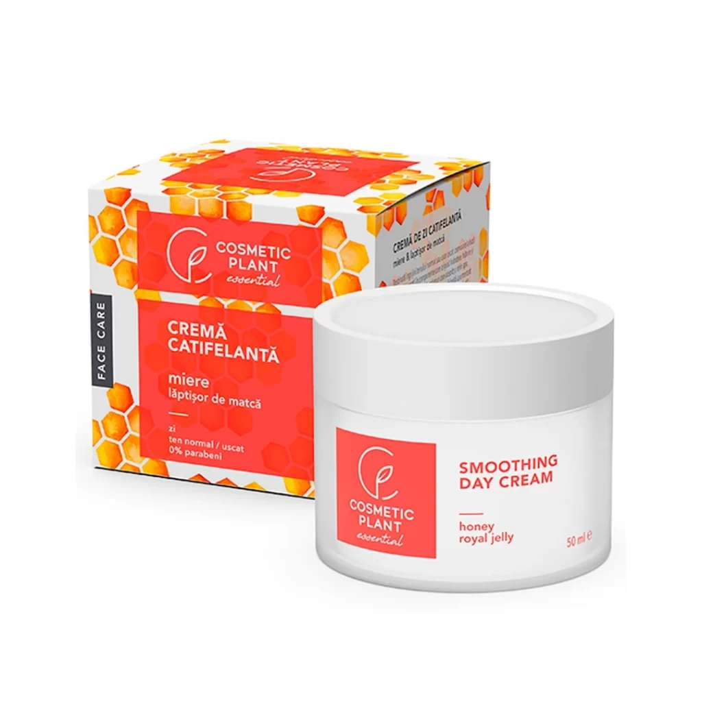 Crema catifelanta de zi cu miere si laptisor de matca 50 ml Cosmetic Plant
