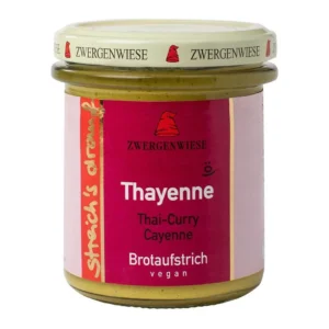 Crema Thayenne cu Thai curry si piper Cayenne BIO 160g Zwergenwiese