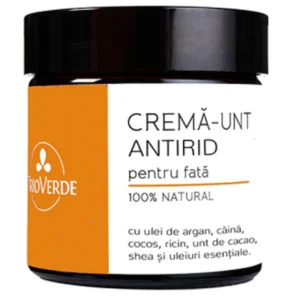 Crema antirid pentru fata 100% naturala cu ulei de argan si catina 50ml  Trioverde