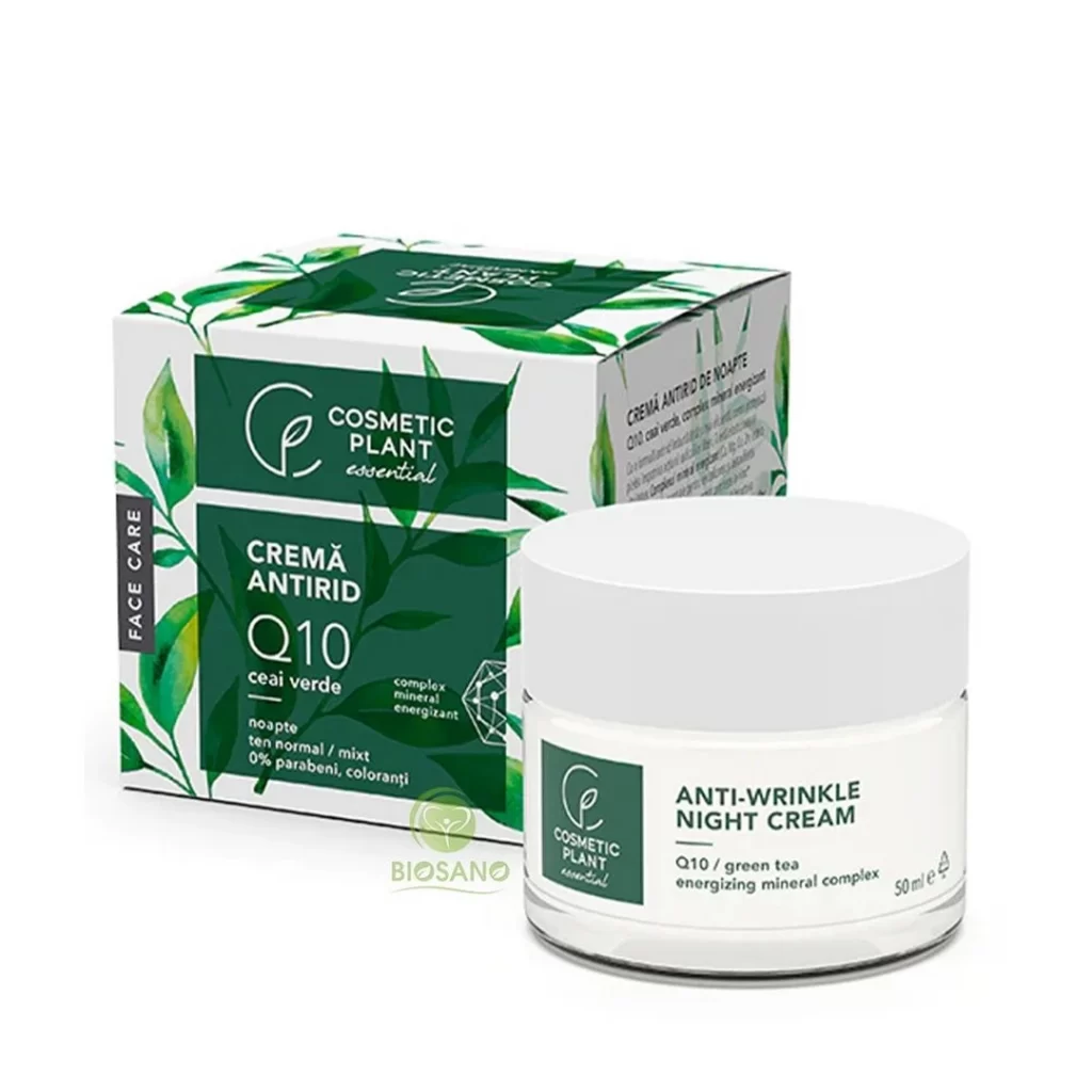 Crema antirid de noapte cu Q10 complex mineral 50ml Cosmetic Plant