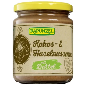 Crema cu cocos, alune si curmale FARA ZAHAR 250g Rapunzel
