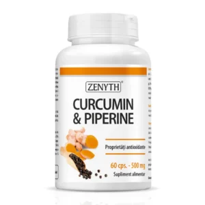 Curcumin si Piperina 60 cp Zenyth