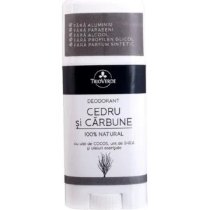 Deodorant cu Cedru si Carbune 60 gr Trioverde