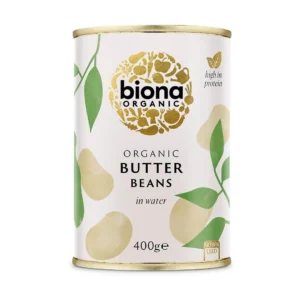Fasole alba uriasa BIO conserva 400g Biona