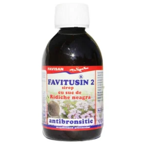 Favitusin 2 - Sirop cu suc de ridiche neagra 200ml Favisan