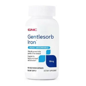 Gentlesorb Iron 18 mg, Fier cu Absorbtie Usoara 90 cps GNC
