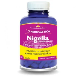 Nigella chimen negru 120cp Herbagetica