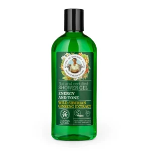 Gel de dus energizant si tonifiant cu extract de ginseng 260ml Bunica Agafia