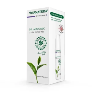 Gel antiacneic cu ulei de tea tree 50 ml Vivanatura