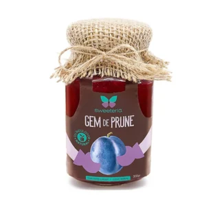 Gem de prune cu indulcitor natural 300 g Sweeteria