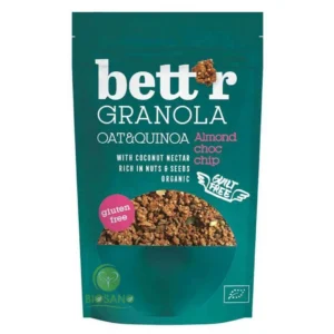 Granola cu migdale si ciocolata BIO Fara Gluten 300g Bettr