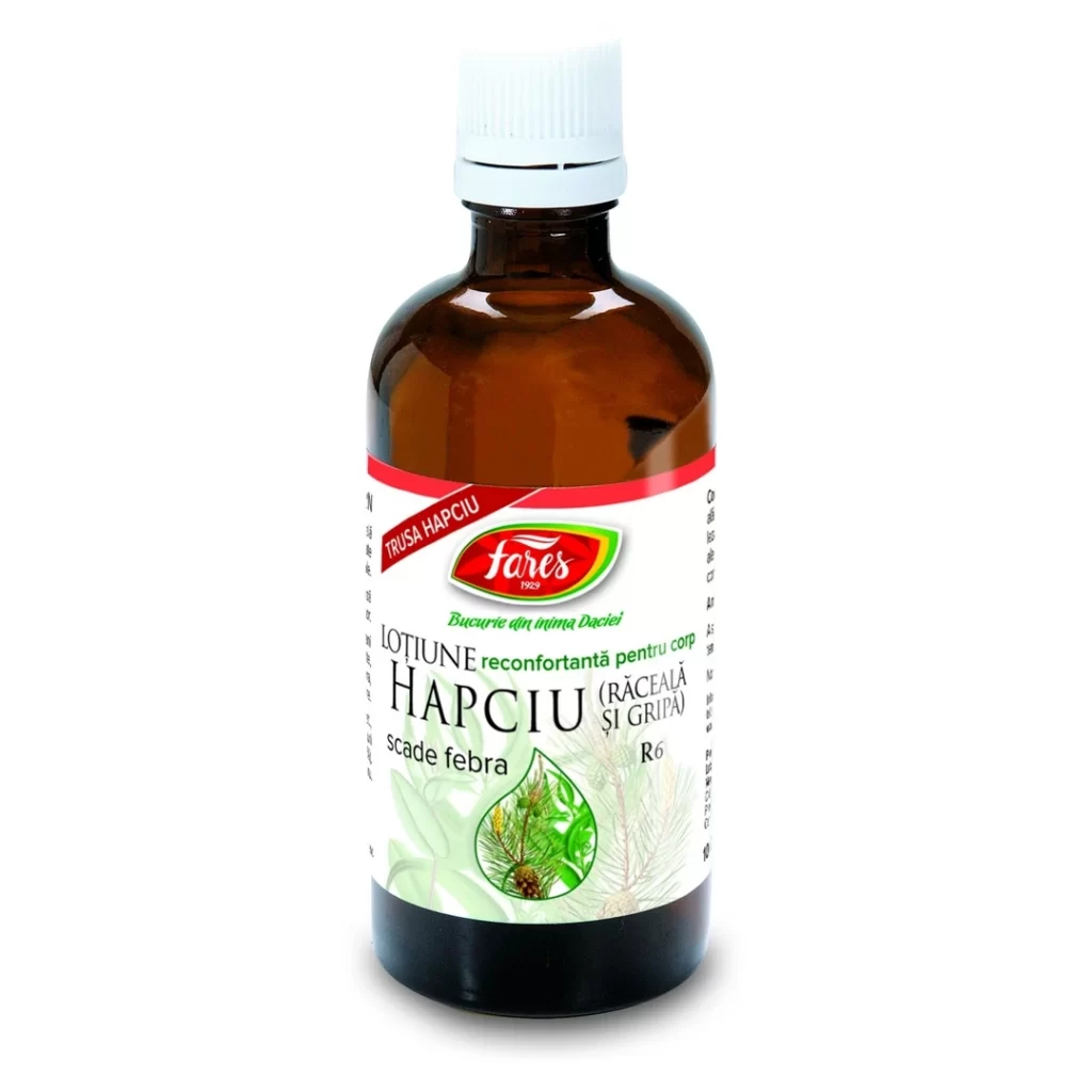 Lotiune Hapciu – scade Febra (pentru Frectii) (R6) 100ml Fares