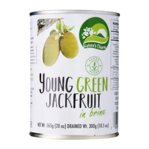 Jackfruit tanar, verde, bucati in saramura 565g Nature`s Charm