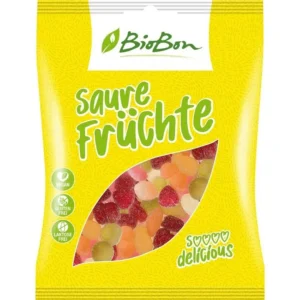 Jeleuri acrisoare cu fructe fara BIO FARA GLUTEN 100g Biobon