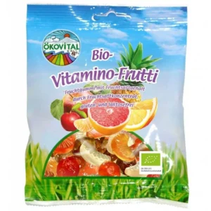 Jeleuri cu fructe si vitamine BIO FARA GLUTEN SI LACTOZA 80g Okovital