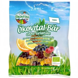 Jeleuri din fructe ursuleti BIO FARA GELATINA 80g Okovital