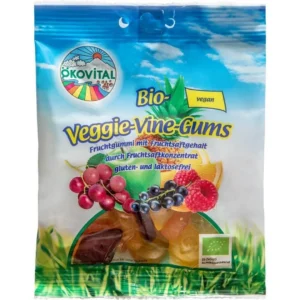 Jeleuri vegane cu fructe BIO FARA GLUTEN SI LACTOZA 80g Okovital