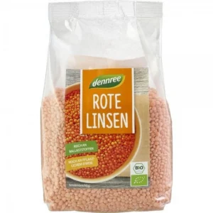 Linte rosie boabe BIO 500g Dennree
