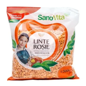 Linte rosie decorticata 500g Sanovita