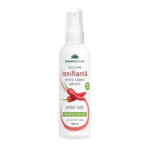 Lotiune tonifianta contra caderii parului cu ardei iute 100ml Cosmetic Plant
